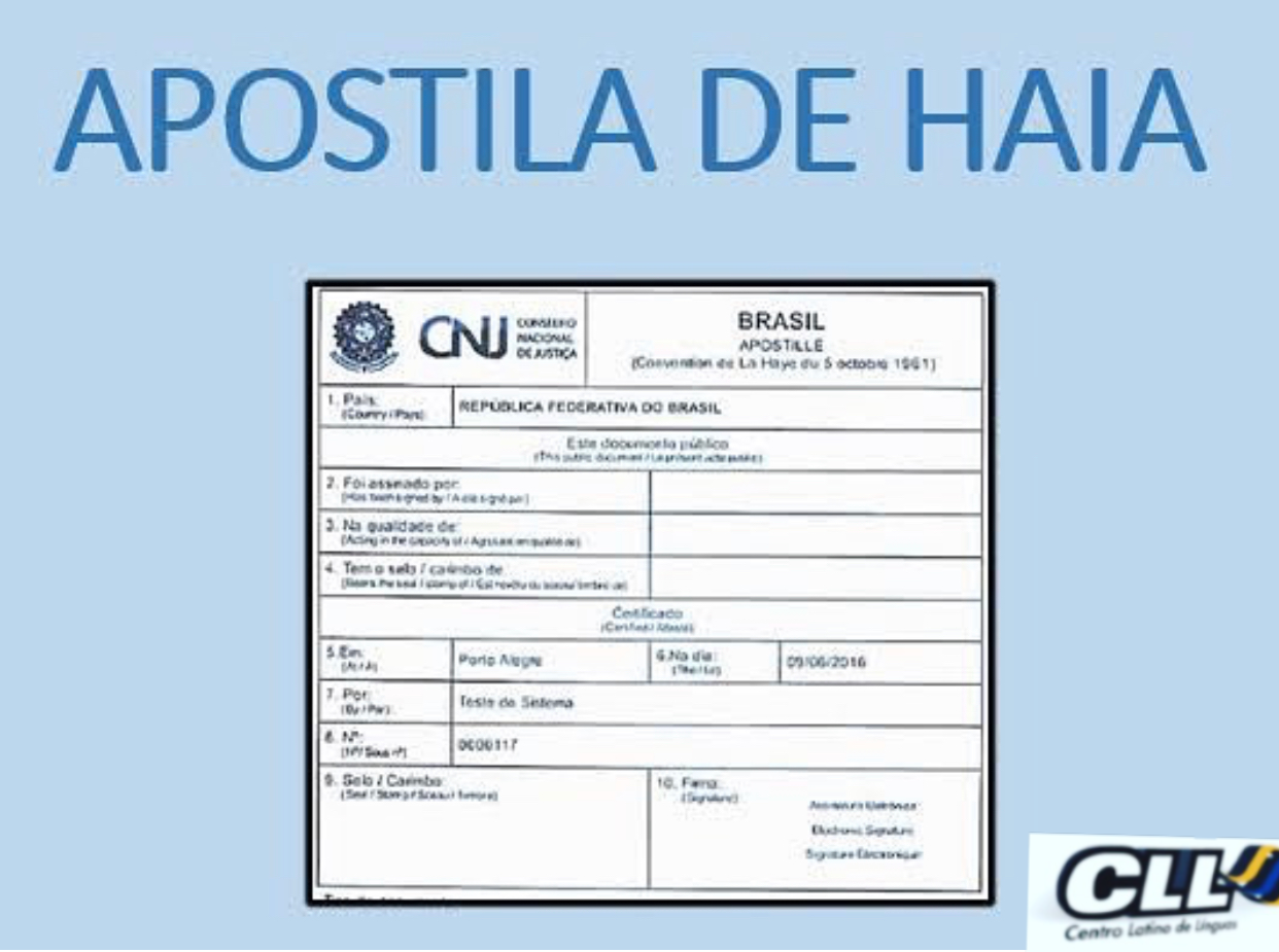 O CLL providencia o Apostilamento para você 1 IMG 6880